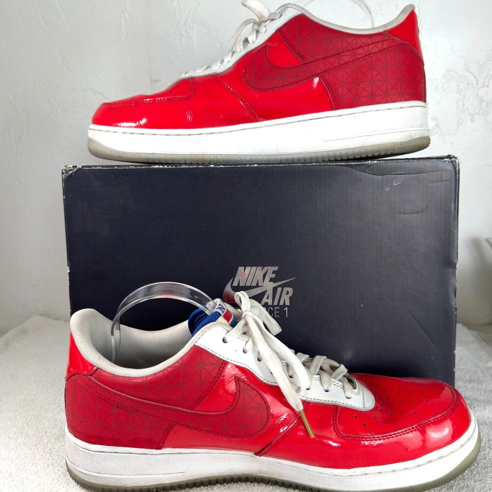 Nike Air Force 1 Detroit Pistons 89 Champs Red Men's Sneaker Size‎ 14 CI9882-600